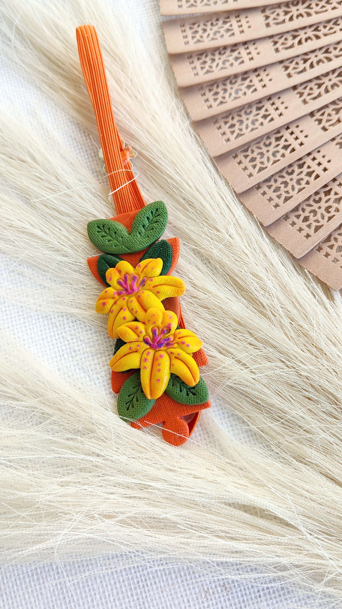 Collezione Boho Chic | Segnalibri gioiello | Giglio Giallo