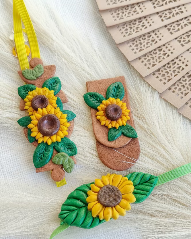 Collezione Boho Chic | Segnalibri gioiello | Girasoli