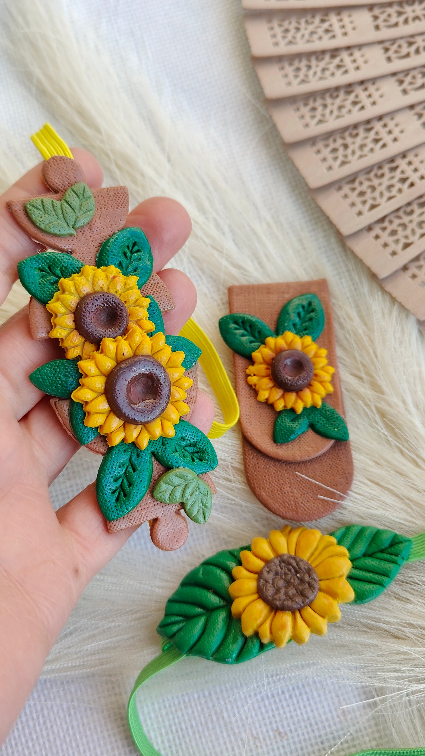 Collezione Boho Chic | Segnalibri gioiello | Girasoli