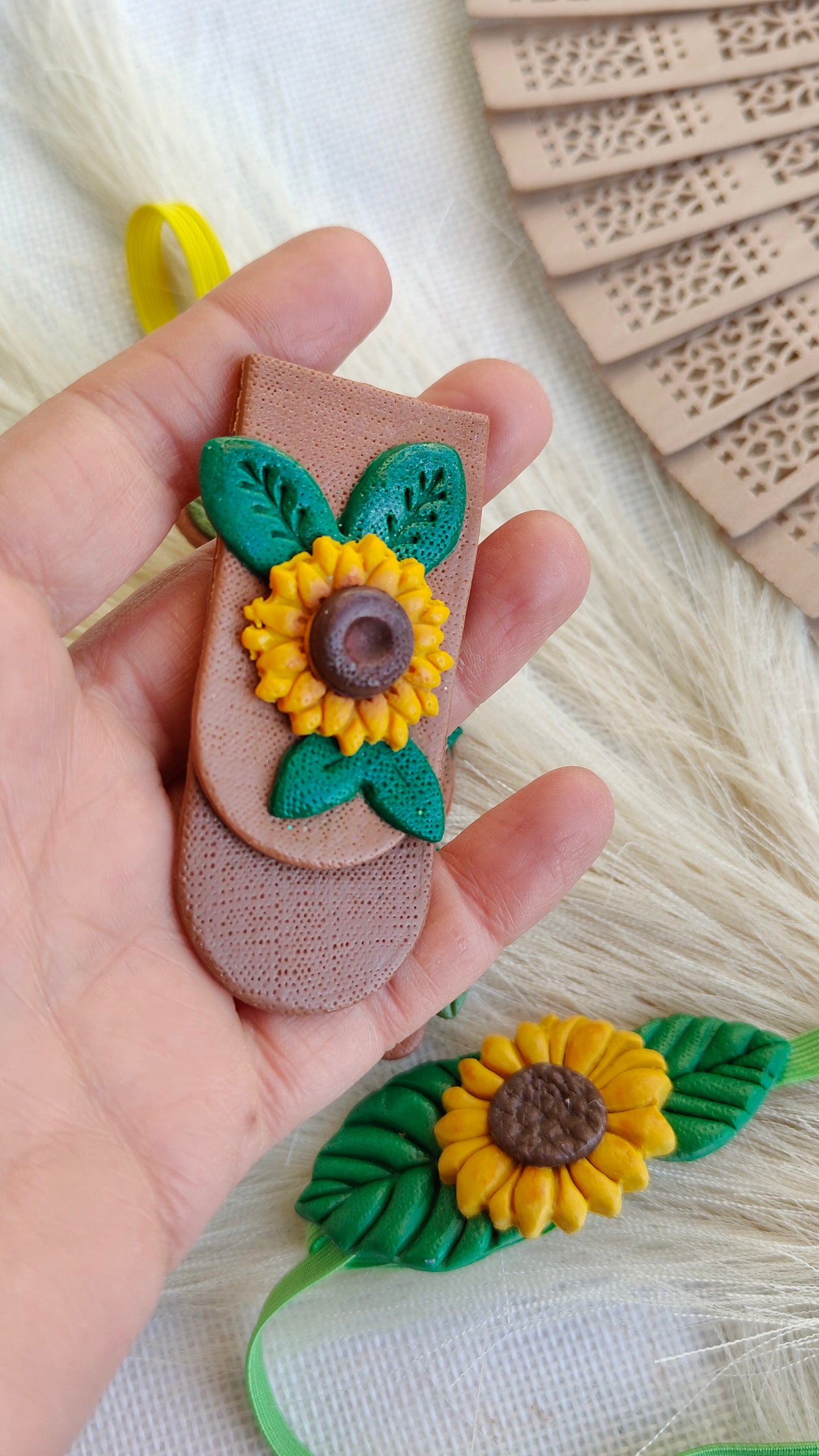 Collezione Boho Chic | Segnalibri gioiello | Girasoli