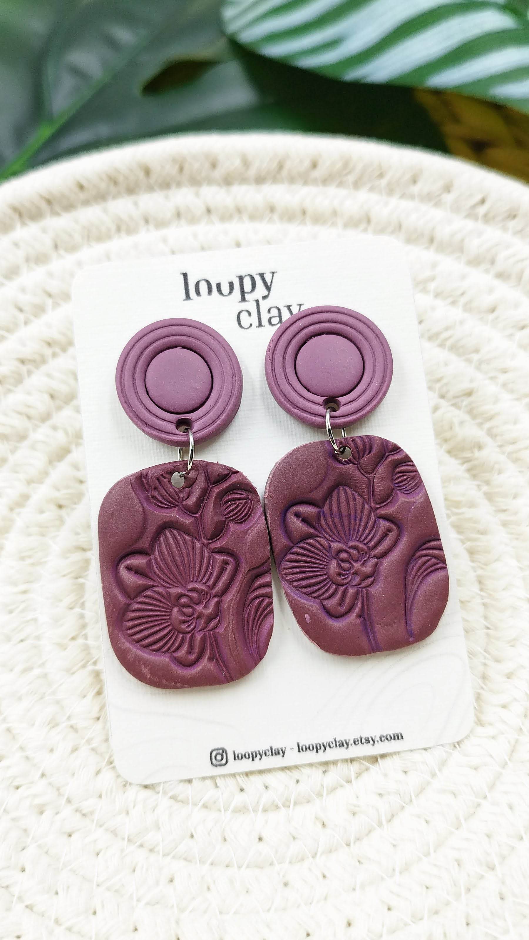 Collezione Etnica Boho | Orecchini "Orchidea Nobile"