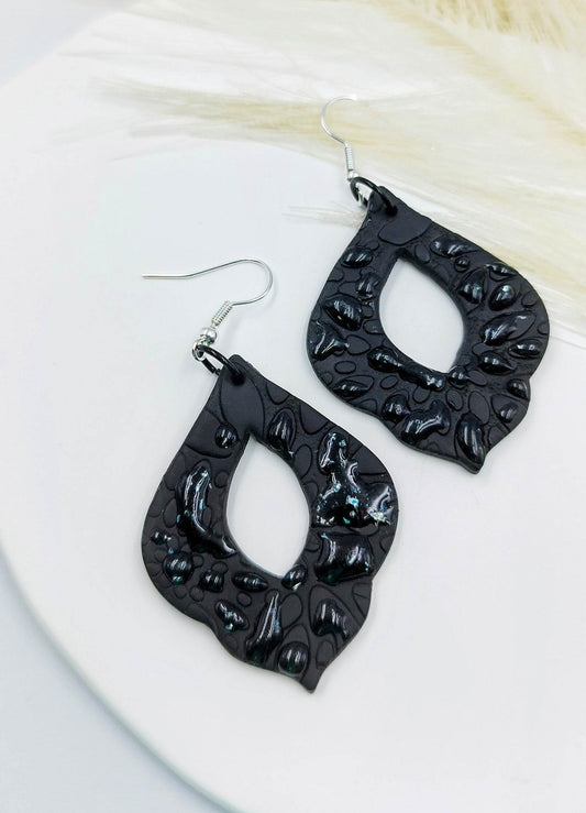Orecchini stile vintage bagliori notturni - Loopy Clay