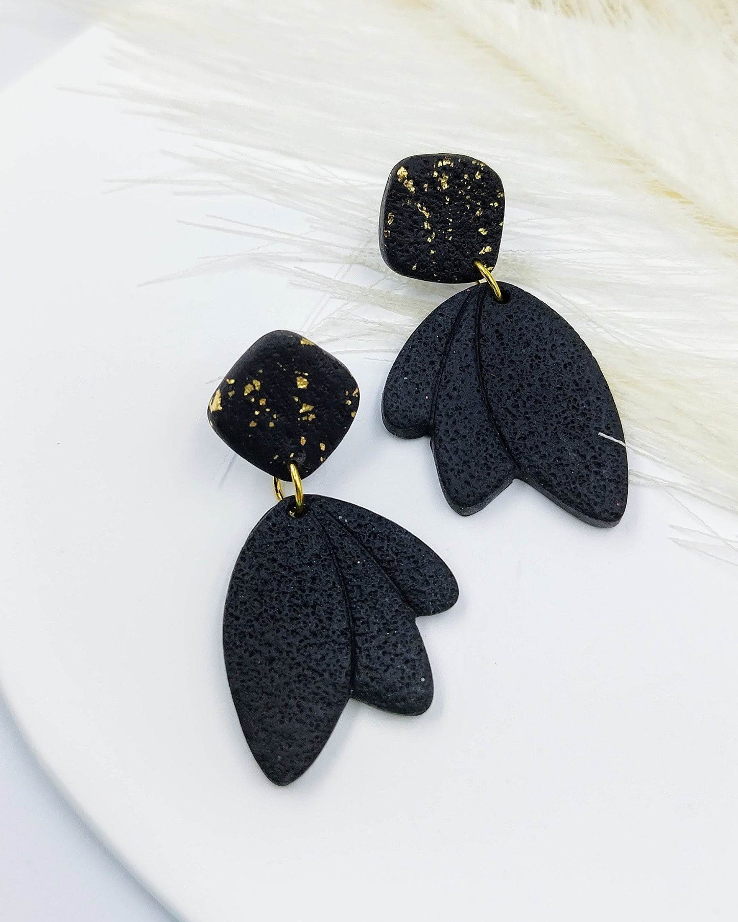 Orecchini vintage - Loopy Clay