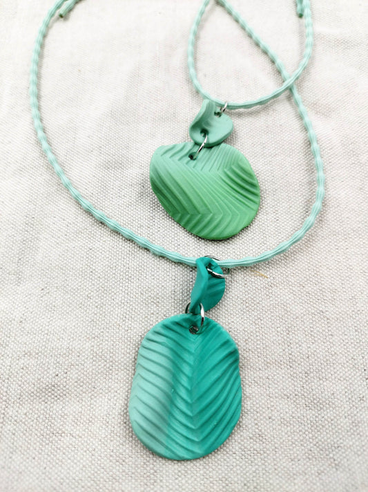 Collana onde Design - minimal - Loopy Clay