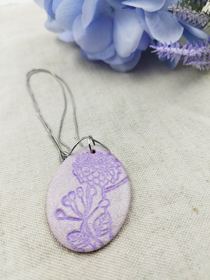 Collana con Ciondolo lilla - Dalia Elegante