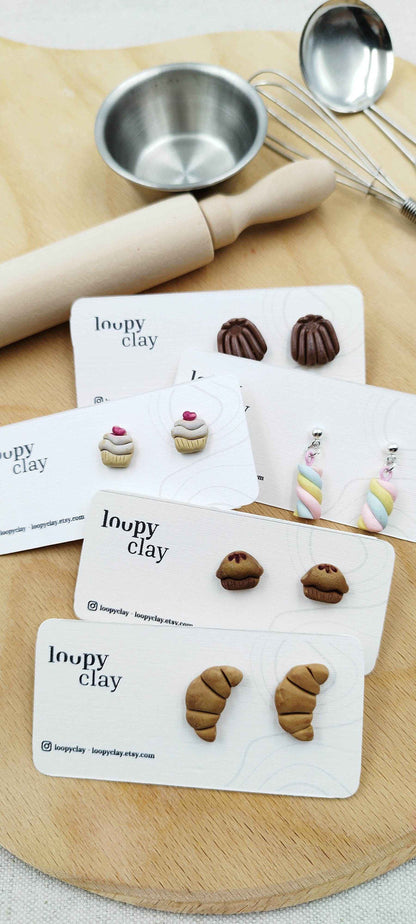 Orecchini piccoli: breakfast collections pudding