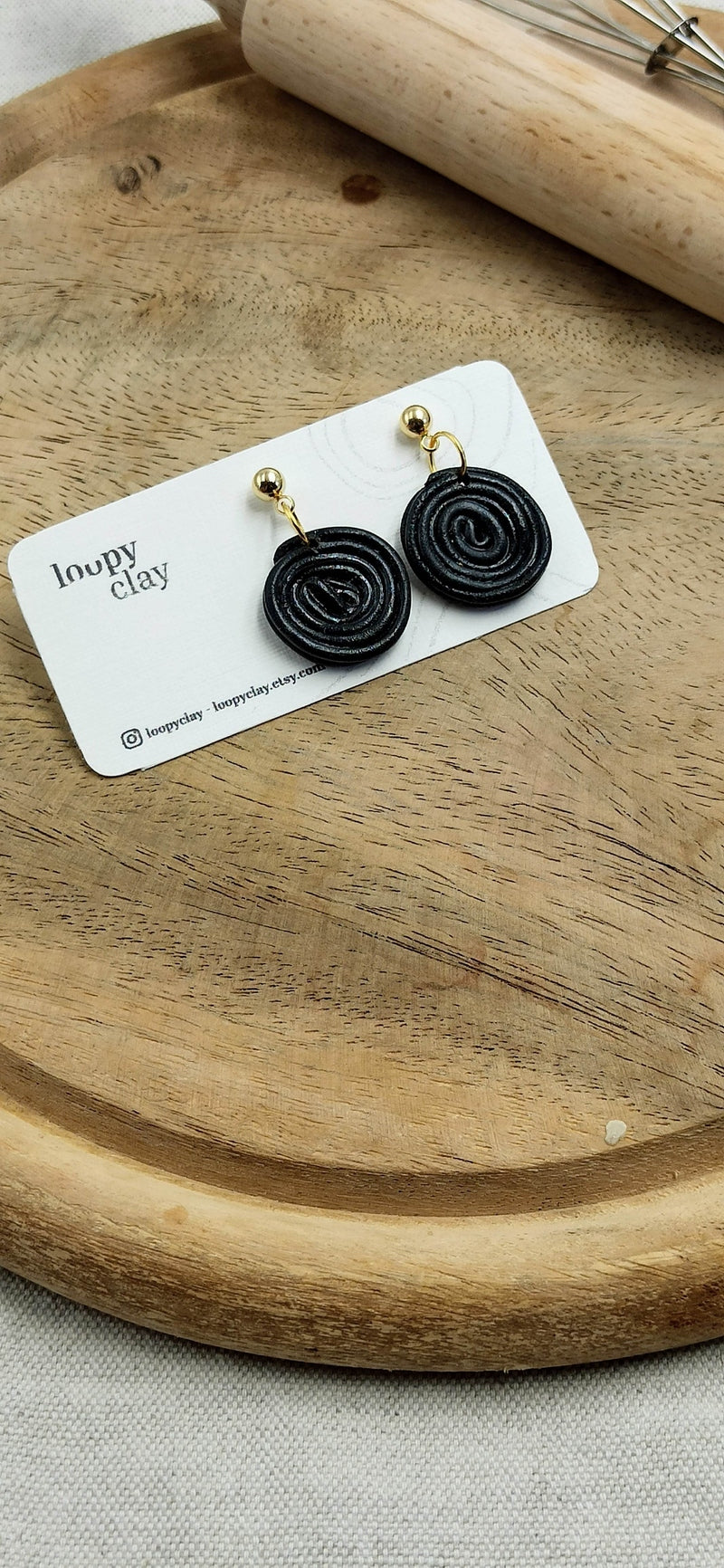 Orecchini Liquirizia