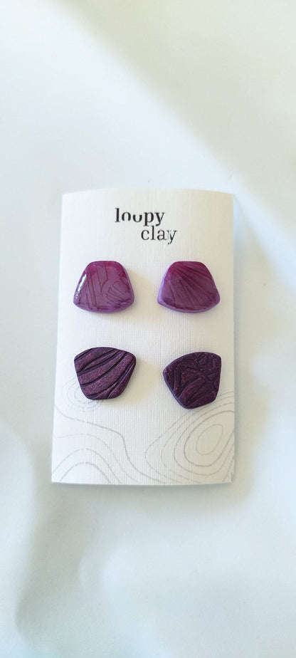 Collezione Design | Orecchini "Geometric Purple"