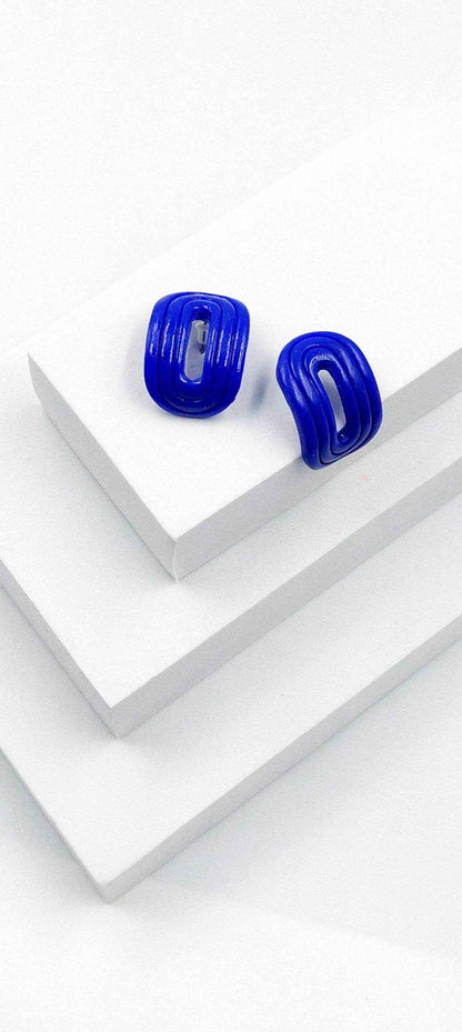 Orecchini Huggies - minimal design colori Fluo