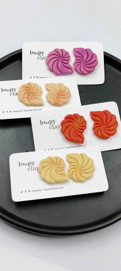 Orecchini Conchiglia a Clip, leggeri pratici e minimal chic