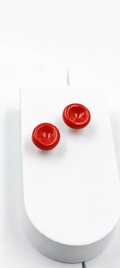 Orecchini a bottone dots, caldi