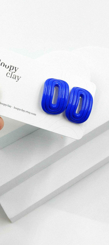 Orecchini Huggies - minimal design colori Fluo