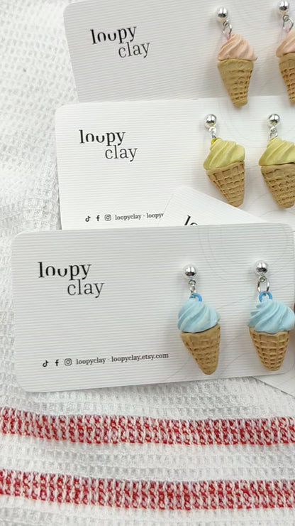 Orecchini cono gelato