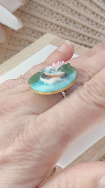 Round Ring Koi "En no Inochi" (Circle of Life)